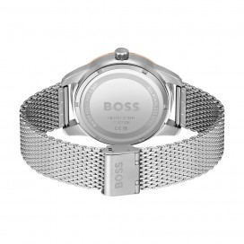 Montre Homme Hugo Boss Sport Lux  - Boîtier acier argenté - Bracelet acier argenté - Ref 1513961