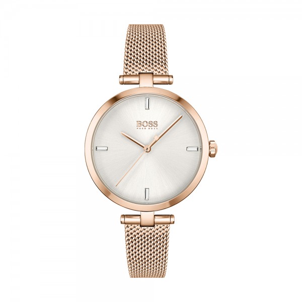 Montre Femme Hugo Boss Majesty Bo tier acier dor rose