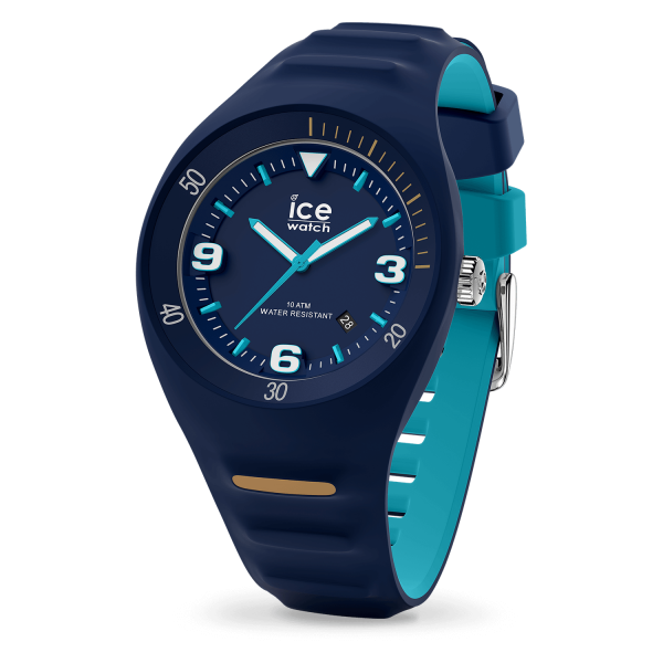 Montre Homme Ice Watch P. Leclercq - Blue turquoise - Medium - 3H - Réf. 018945