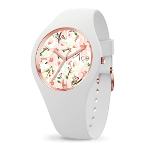 Montre Femme Ice Watch flower - White sage - Medium - 3H - Réf. 20516