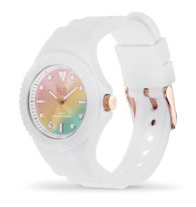 Montre Femme Ice Watch Generation - Boîtier résine Blanc - Bracelet Silicone Blanc - Réf. 019141