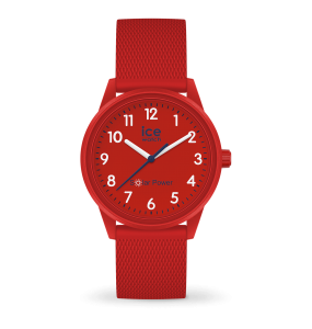 Montre Femme Ice Watch solar power - Red navy - Numbers - Small - 3H - Réf. 018481