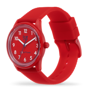 Montre Femme Ice Watch solar power - Red navy - Numbers - Small - 3H - Réf. 018481