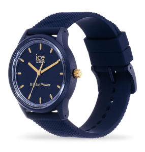 Montre Ice Watch solar power - Navy gold - Medium - 3H - Réf. 018744