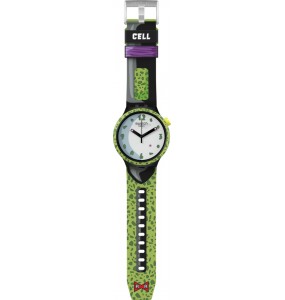 Montre Homme Swatch Collection Dragon Ball Z Cell X Swatch Sb01Z401