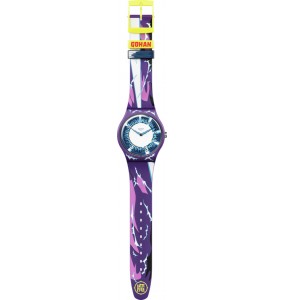 Montre Homme Swatch Collection Dragon Ball Z Gohan X Swatch Suoz345