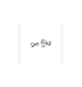 Pandora Bijou Argent - Clous d'Oreilles Infini Scintillants