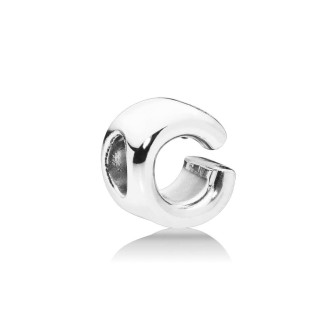 Pandora Bijou Argent - Charm Lettre  C