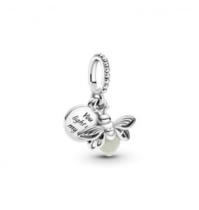 Pandora Bijou Argent - Charm Pendant Luciole Phosphorescente