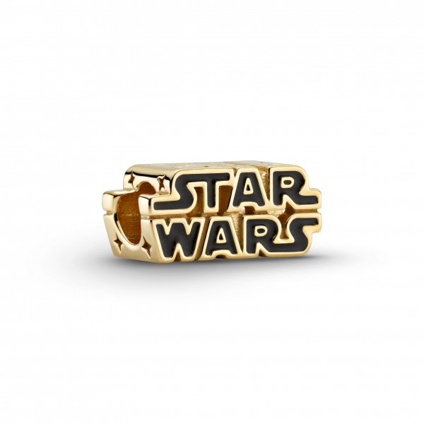 Pandora Bijou Argent - Star Wars Logo 3D Brillant
