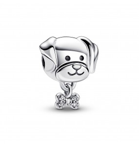 Pandora Bijou Argent - Charm Chien et Os