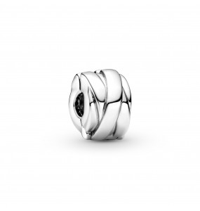 Pandora Bijou Argent - Charm Clip Rubans Polis