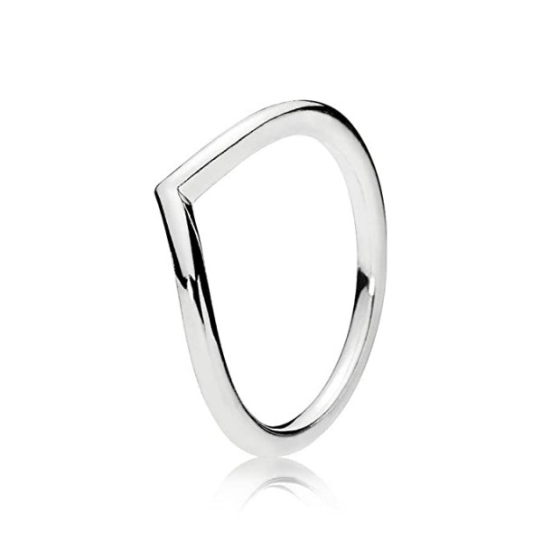 Pandora Bijou Argent - Bague V Brillante - Doigt 52