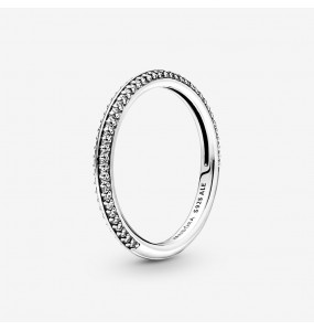 Pandora Bijou Argent - Bague Pavée Pandora ME en Argent Doigt 58