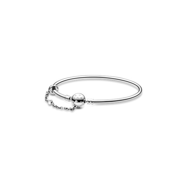 Pandora Bijou Argent - Bracelet Jonc Moment - 17cm