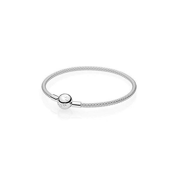 Pandora Bijou Argent - Bracelet En Maille Tissée 17CM
