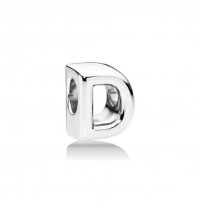 Pandora Bijou Argent - Charm Alphabet Lettre  D