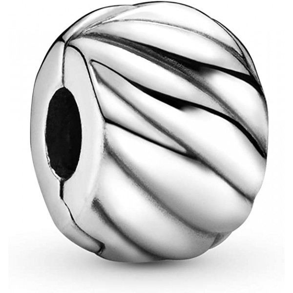 Pandora Bijou Argent - Charm Clip à Plumes