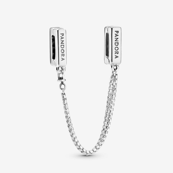 Pandora Bijou Argent - Charm Clip Chaine de Confort Pandora Reflexions