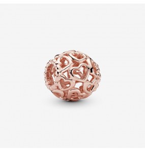 Pandora Bijou Argent - Charm Parsemé de Coeurs