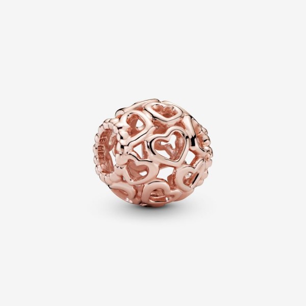 Pandora Bijou Argent - Charm Parsemé de Coeurs Pandora Bijou Argent - Charm Parsemé de Coeurs