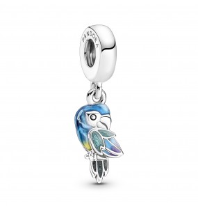 Pandora Bijou Argent - Charm Pendant Perroquet Jungle Paradisiaque