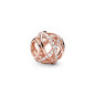 Pandora Bijou Argent - Charm Scintillant et Lignes Polies