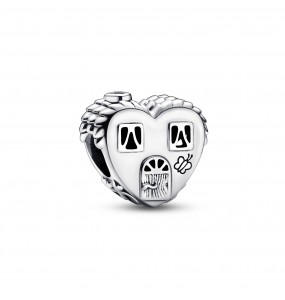 Pandora Bijou Argent - Charm Havre de Bonheur Maison Coeur