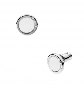 Boucles d'oreilles Skagen, collection Sea Glass avec Verre SKJ0103040