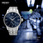 Montre Homme SEIKO Presage Cocktail Automatique Bleu Acier Gris - SSA347J1
