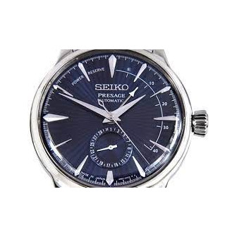 Montre Homme SEIKO Presage Cocktail Automatique Bleu Acier Gris - SSA347J1