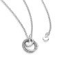 Collier avec Pendentif Cercles Ma Famille pour Toujours - 60 cm
