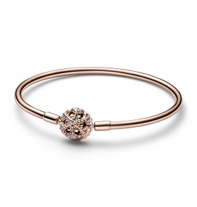 Jonc Fermoir Flocon de Neige Scintillant Pandora Moments - 19 cm