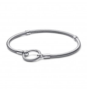 Bracelet Maille Serpent Fermoir O Pandora Moments - 17 cm