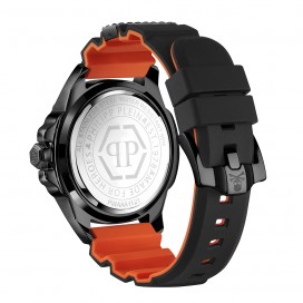 Montre Unisexe PHILIPP PLEIN High-Conic Skull Noir Orange - PWAAA1121