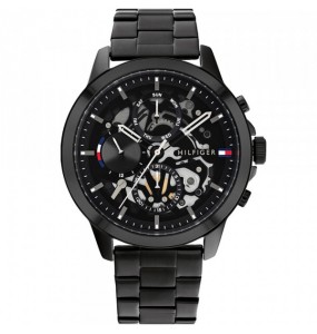 Montre Homme Tommy Hilfiger Henry en Acier Noir Ref 1710478