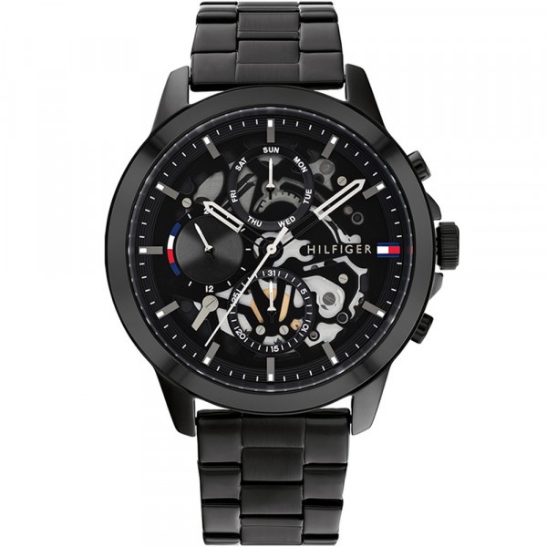 Montre Homme Tommy Hilfiger Henry en Acier Noir Ref 1710478