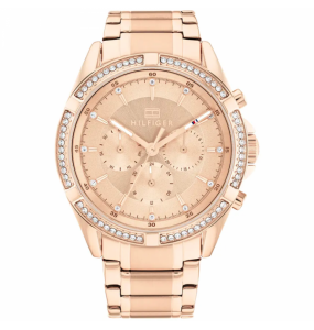 Montre Femme Tommy Hilfiger Kenzie en Métal Doré Rose Ref 1782558