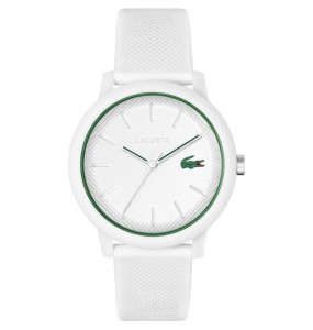 Montre Homme Lacoste 12.12 en Plastique Blanc Ref 2011169