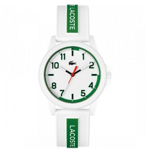 Montre Enfant Lacoste Rider en Silicone Blanc Ref 2020140