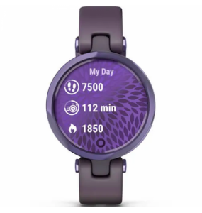 Montre Femme Connectée Garmin Lily en Plastique Violet Ref 010-02384-12