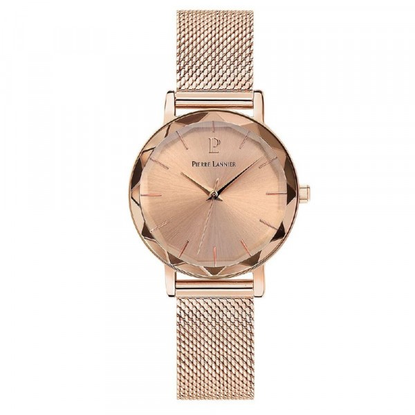 Montre Femme Pierre Lannier Multiples en Acier Rose Ref 010P958