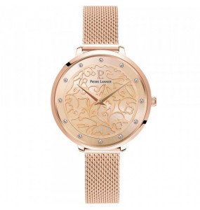 Montre Femme Pierre Lannier Eolia en Acier Doré Rose Ref 041K958