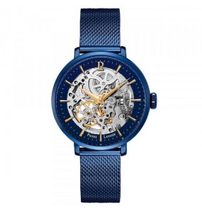 Montre Femme Automatique Pierre Lannier Automatic en Acier Bleu Ref 309D968