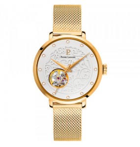 Montre Femme Automatique Pierre Lannier Eola Automatic en Acier et PVD Doré Ref 364J502