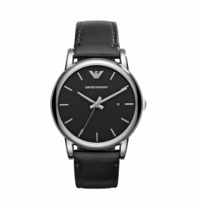 Montre Homme Emporio Armani Montres Luigi en Cuir Noir Ref AR1692