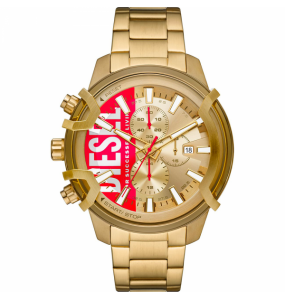 Montre Homme Diesel Griffed en Métal Doré Ref DZ4595