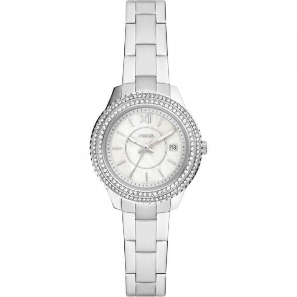 Montre Femme Fossil Stella Mini en Acier Argenté Ref ES5137