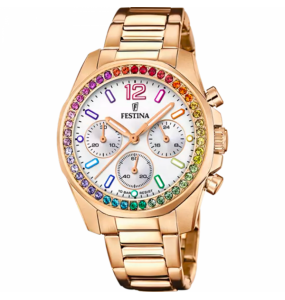 Montre Femme Festina en Métal Doré Ref F20639/2