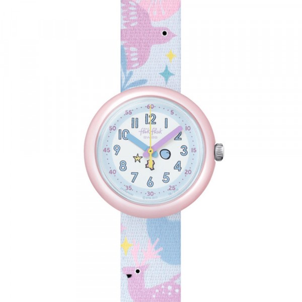 Montre Enfant Flik Flak Magical Forest en Nylon Bleu Ref FPNP030C